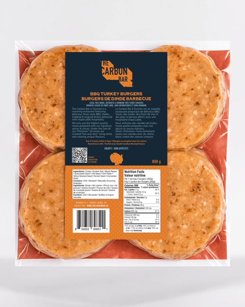 BBQ Turkey Burgers - Shop The Carbon Bar