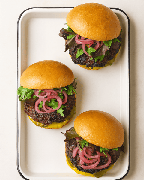 Beef Brisket Burgers - Shop The Carbon Bar