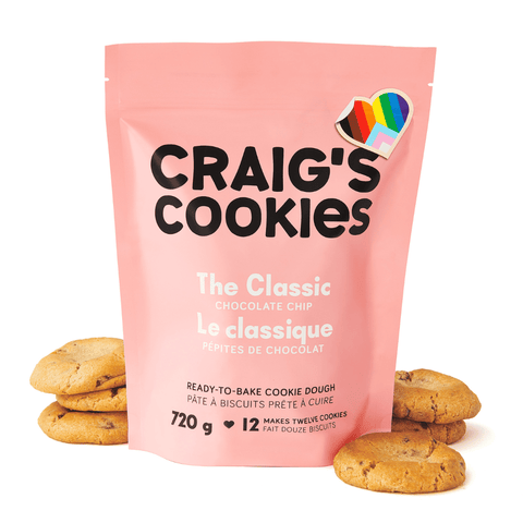 Craig's Classic Chocolate Chip Cookie Frozen Dough - Shop The Carbon Bar