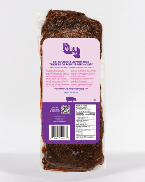 St. Louis Style Pork Ribs - Shop The Carbon Bar