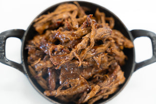 A picture of pulled beef brisket