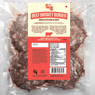 Beef Brisket Burgers - Shop The Carbon Bar