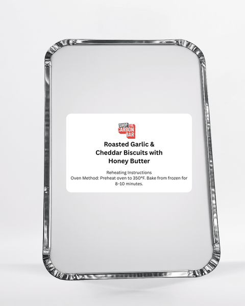 Roasted Garlic & Cheddar Biscuits with Honey Butter - Shop The Carbon Bar