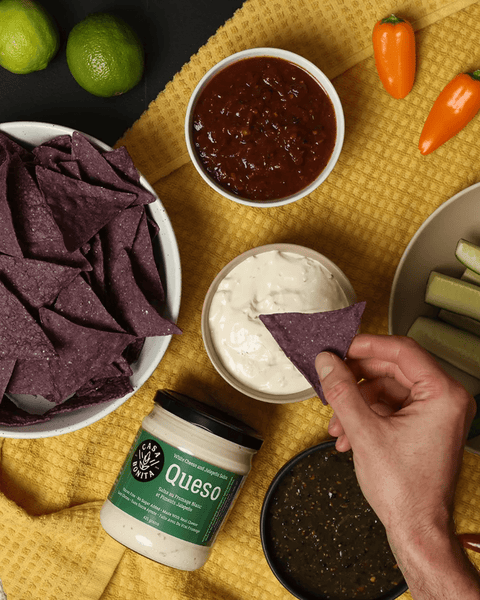 White Cheese and Jalapeño Salsa con Queso - Shop The Carbon Bar